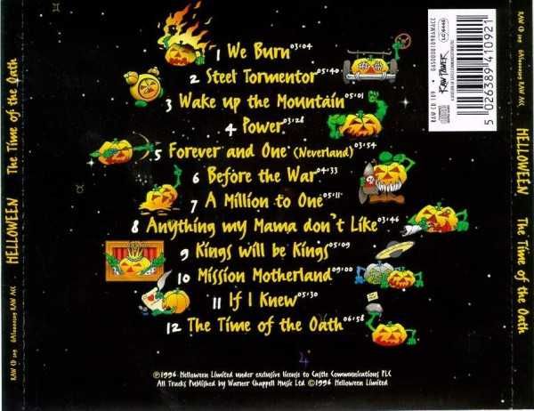 CD Helloween - The Time of the Oath 1996