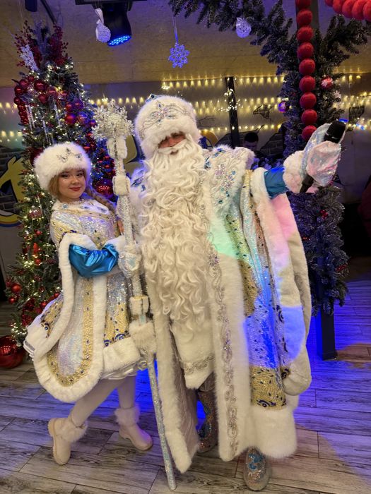 Новый год! Дед Мороз и Снегурочка! QORBОBO VA QORQIZ