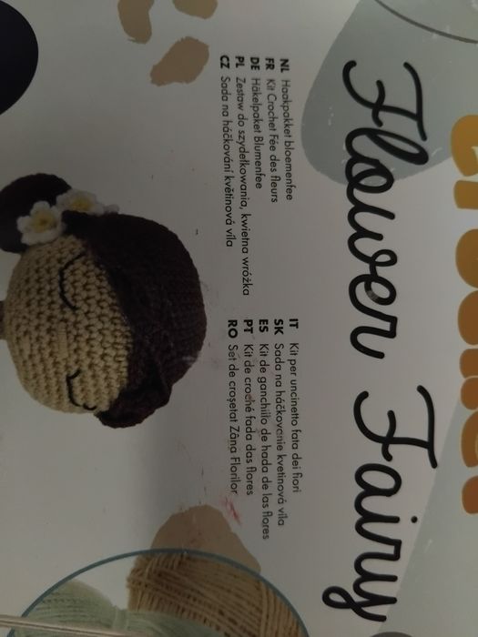 Комплект за изработка на фея от прежда