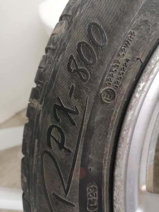 Продавам 4бр летни гуми с джанти за Субару 205/55/16