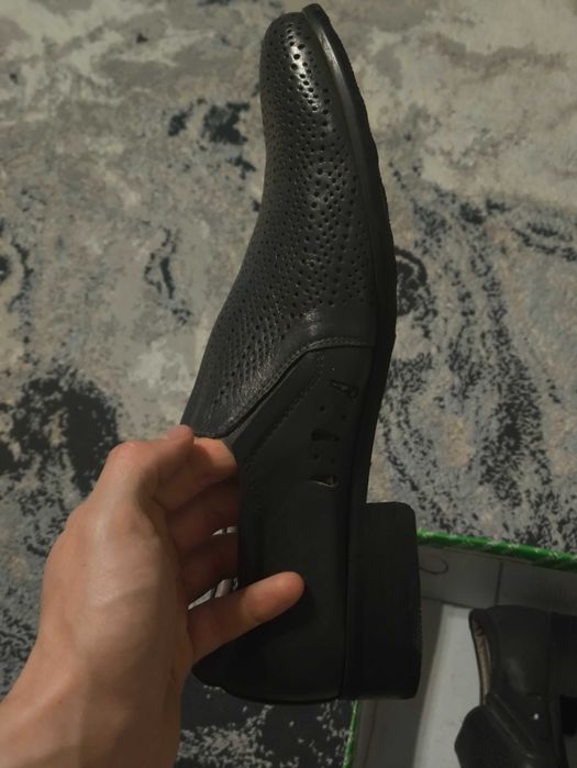 Туфли кожаные, макасины