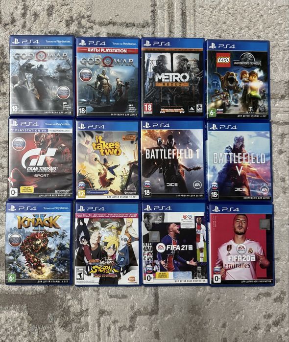 Продам диски на Playstation 4 , 5 ,  игры