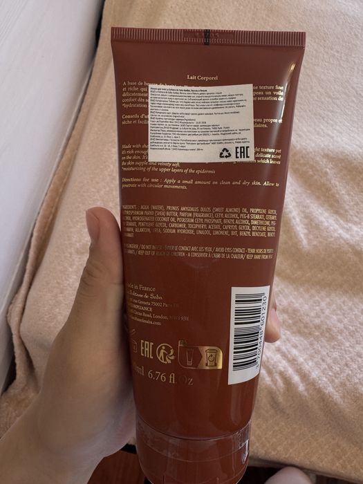 Лосьон для тела La Sutane de Saba оригинал