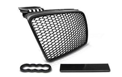Решетка без емблема за Audi A4 B7 (2004-2007) -  RS Look черна
