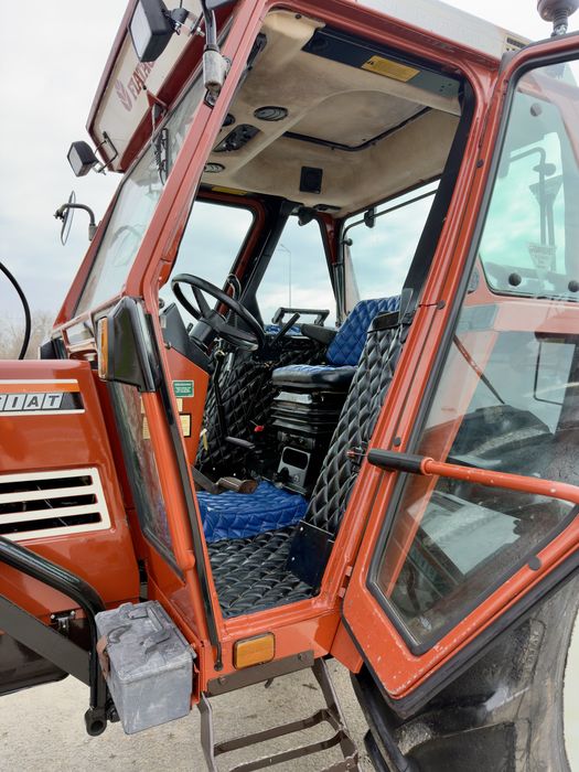 Tractor Fiat Agri 80 90 HI-LO Incarcator Quicke + Furca import  Danemarca  impecabil Fiat 82 94 Fiat 88 94 New Holland Case Claas John Deere