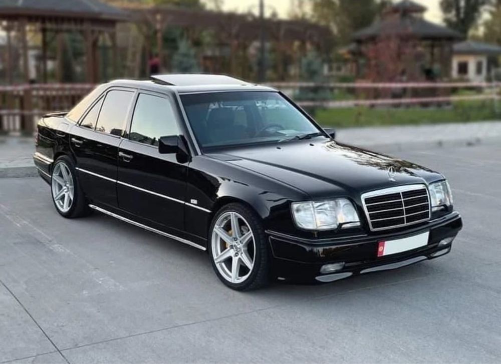 Мерседес 124 бампер w124 фара парог обвес мерс спойлер парог: 23 000 тг ...