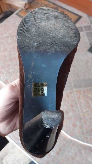 Дамски ботуши, велурени