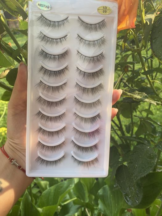 Мигли с косъм от норка