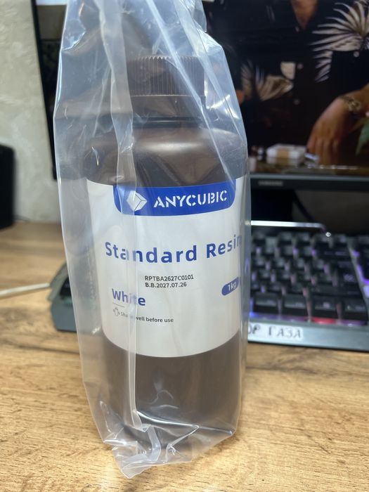 Смола для 3д принтера anycubic standart resin