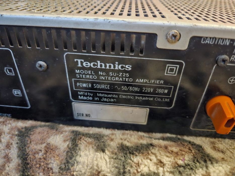 Amplificator technics defect