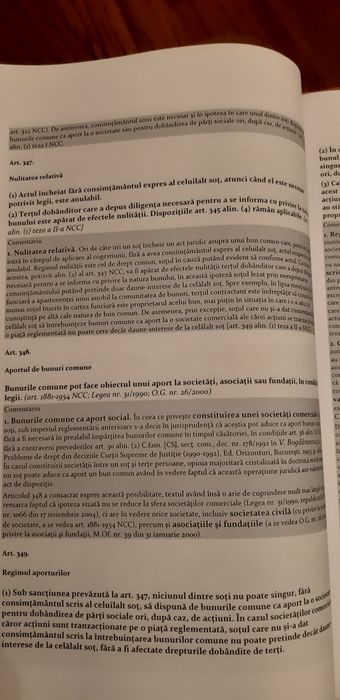 Noul Cod Civil 2024 - comentat si adnotat pe articole