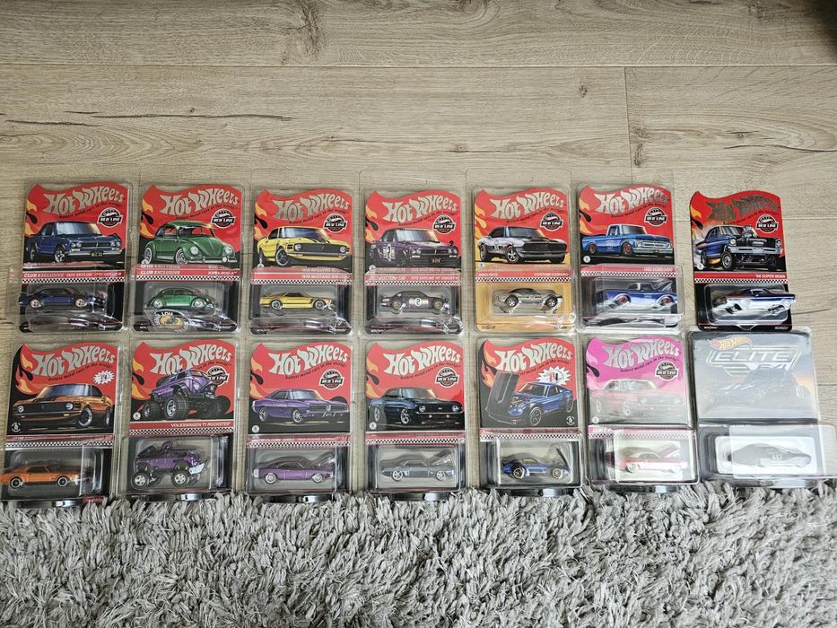 Hot Wheels Red Line Club Cars колекционерски колички 1:64 premium RLC