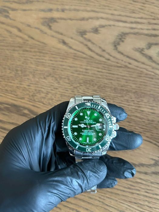 Ceas elegant tip Submariner verde, model premium, nou, aspect luxury