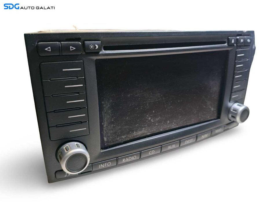 Unitate Radio CD Player Navi Navigatie Map Volkswagen Touareg 7L 2002 - 2010 Cod 7L6035191R [LS0660]