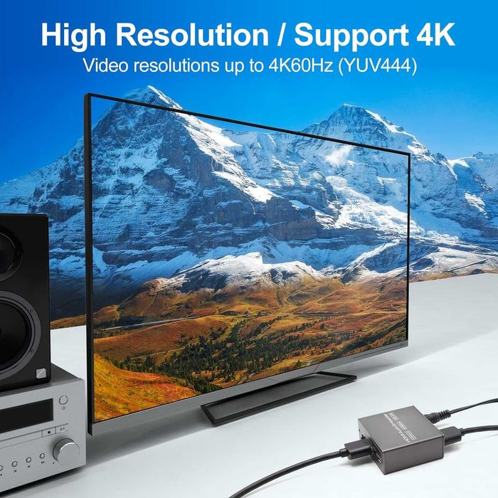 HDMI Audio Embedder Inserter Digital Analogic 4K60Hz 18Gbps HDRHDCP2.2