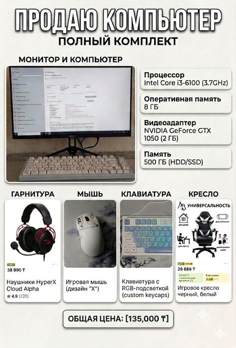 компьютер (полный сетап)