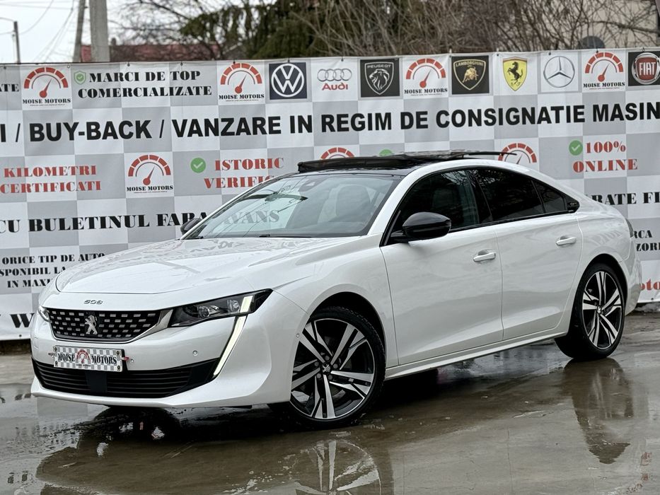 Peugeot 508 GT original 2.0 HDI 180cp automat 360 Pano Masaj Cockpit