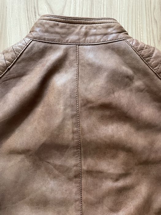 Massimo Dutti / мъжко кожено(естествена) яке XL