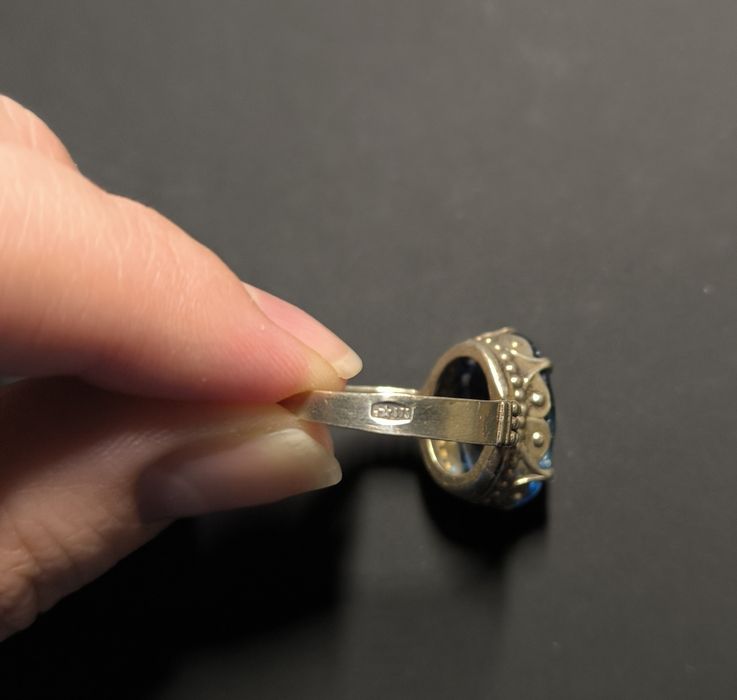 Кольца серебряные 875 пробы советские