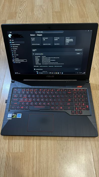 Laptop Gaming Asus I5 7300HQ 32GB Ram 4GB Video