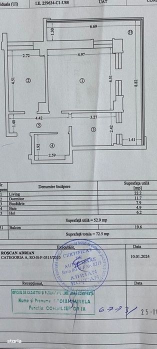 Zona Far- Apartament 2 camere , vedere spre mare si port