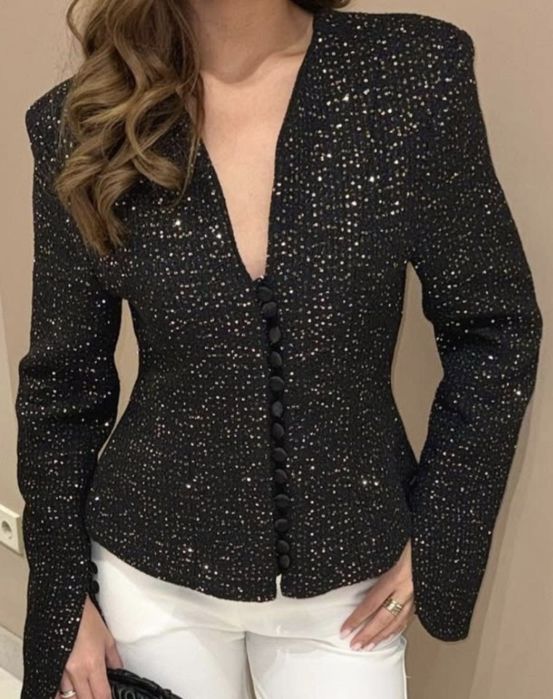 Пиджак женский черный