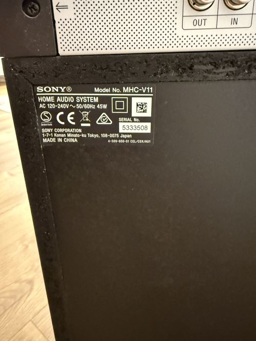 Sony MHC-V11 Bluetooth, Mega Bass, Dj Effects, USB