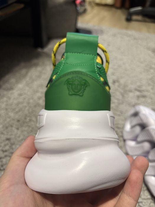 Adidasi Versace Chain Reaction Tropical Green noi