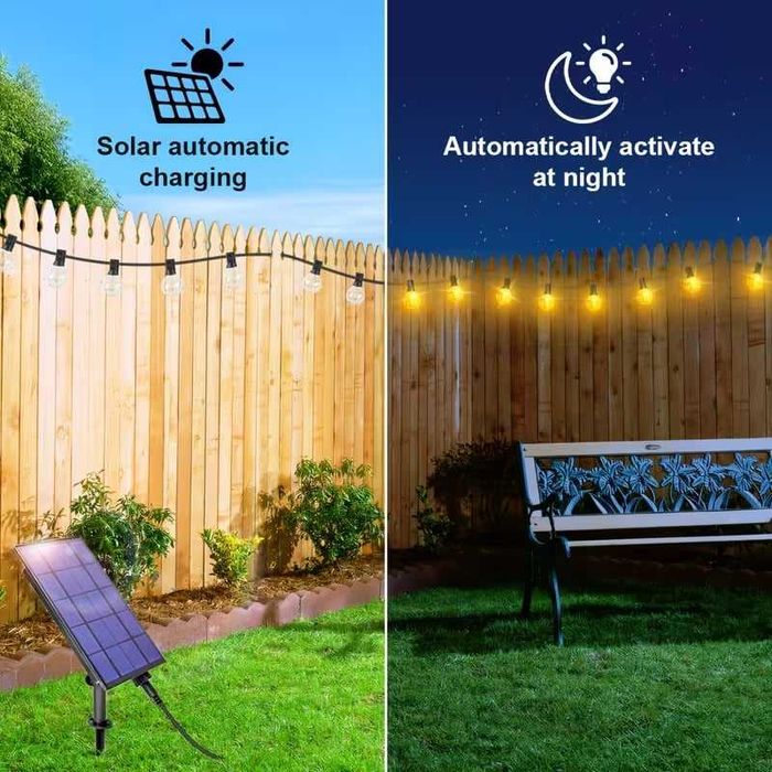 Solar G40 string lights 15.5 meters