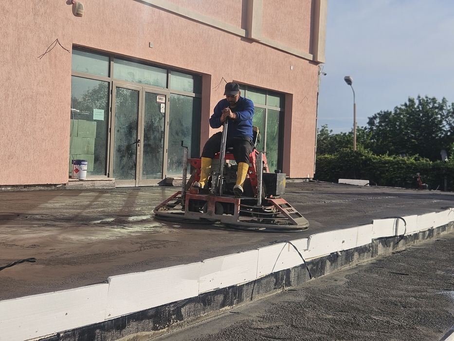 Turnari beton finisat mecanic elicopterizat cu elicopterul