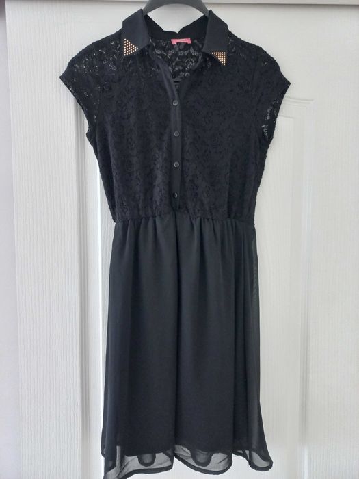 12/13 г. Черна рокля с дантела