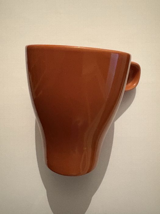 Cană, ceramică vitrificată portocaliu, 25 cl, FÄRGRIK