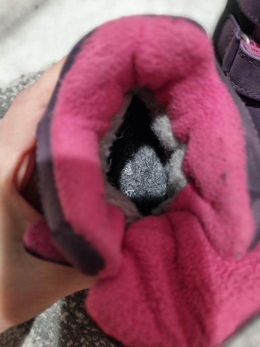 Ghete iarna apres ski impermeabile cu blana înăuntru DD Step - mărimea