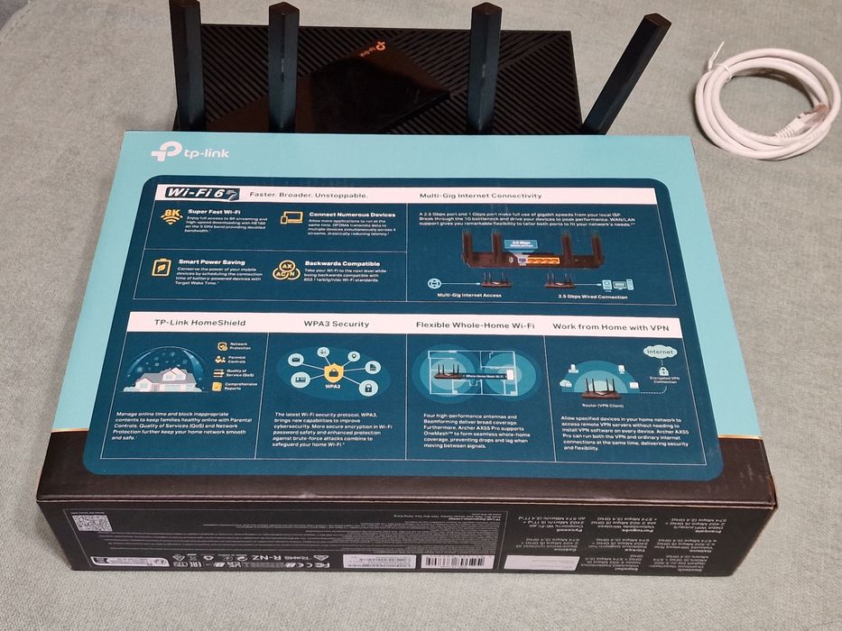 Router Tp-Link AX3000 multi gigabit WiFi 6