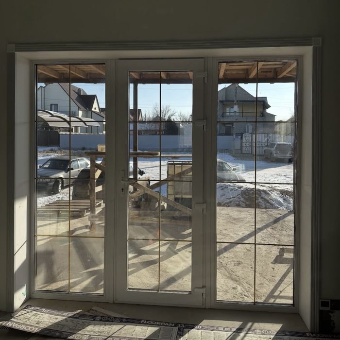 Установка пластиковых откосов с утеплением