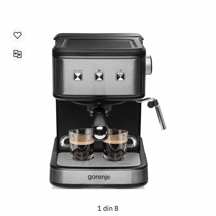 Espressor Cafea macinata GORENJE ESCM12MBK