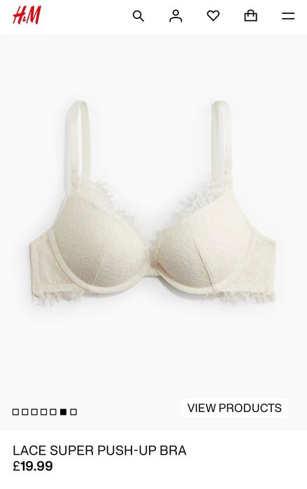 Бюстгальтер H&M 75a