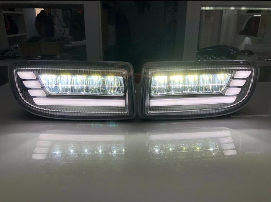 Противотуманки на Land Cruiser 100