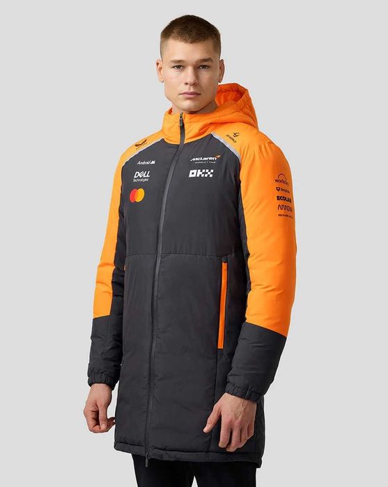 McLaren F1 Team Long Jacket - Оригинално мъжко яке / парка размер L