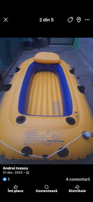 De vazare barca pe aer , aparat ascuti lantul si o casca enduro