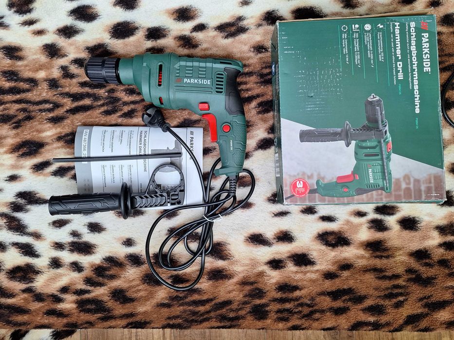 Bormasina  cu percutie, parkside, 220 v, turatie 3200,  49000 percutii