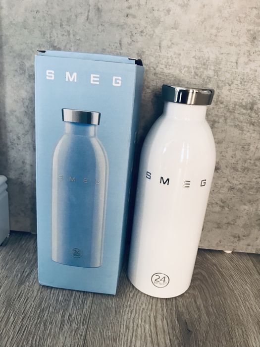Sticlă termică Smeg 500 ml 24 bottles alb