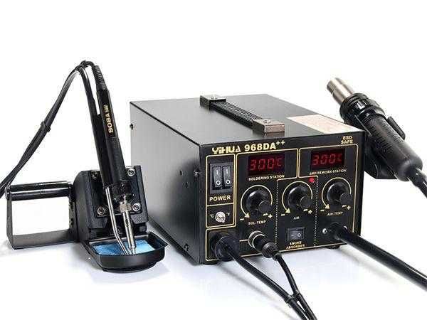 Дигитална станция топъл въздух + поялник 3в1 Yihua 968DB+