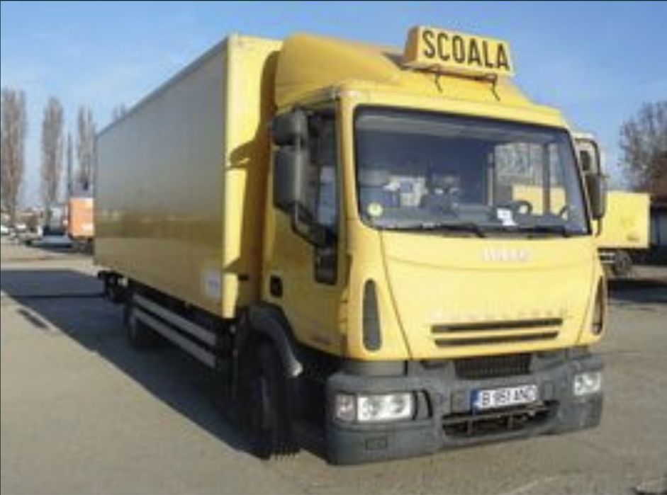 Caseta lampa pentru camion scoala de soferi, Logoprint