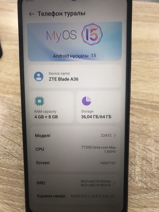 ZTE Blade A36 64gb (TM79)