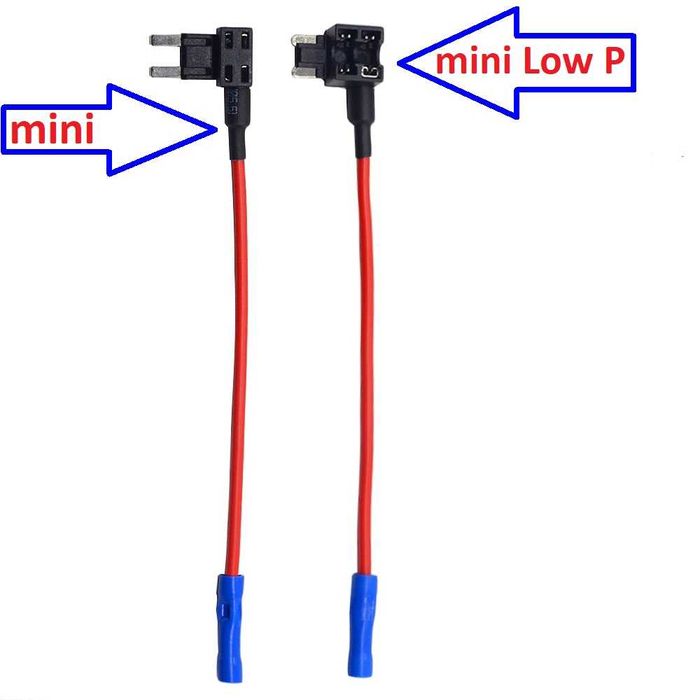 Adaptor splitter suport sigurante auto mini LP low-profile tablou 12V