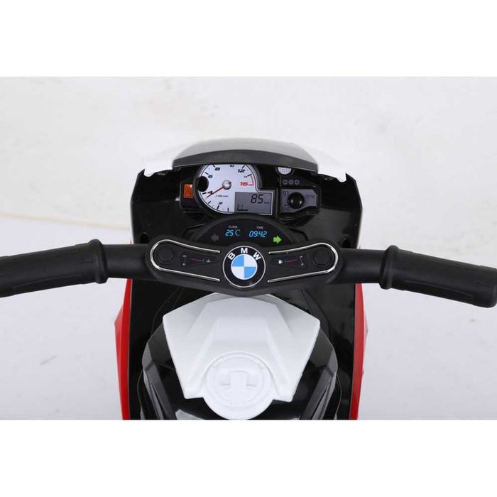 Motocicleta electrica pt copii BMW rosieCADOU: NR AUTO PERSONALIZAT!