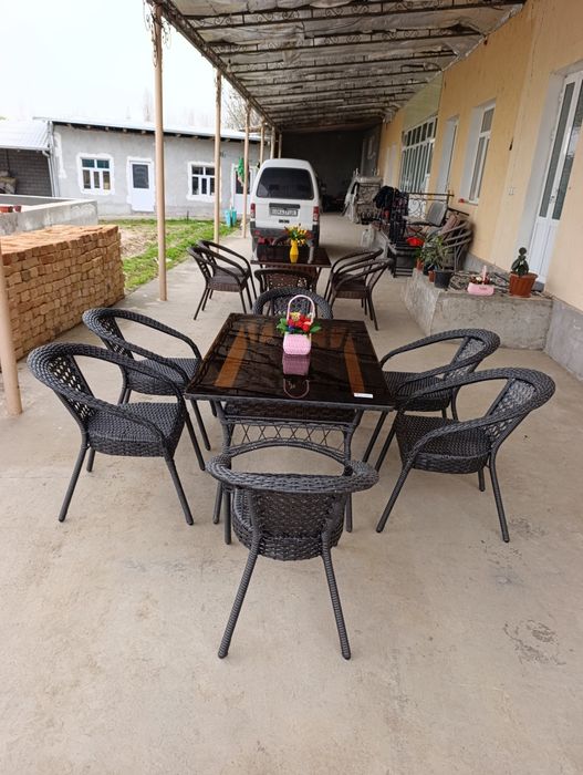 Ассалому Алейкум ротанг стол стул дачни сўри качелялар цехдан доставка