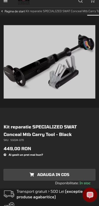 Multitool SWAT in pipa cu presa lant ca NOU specialized
