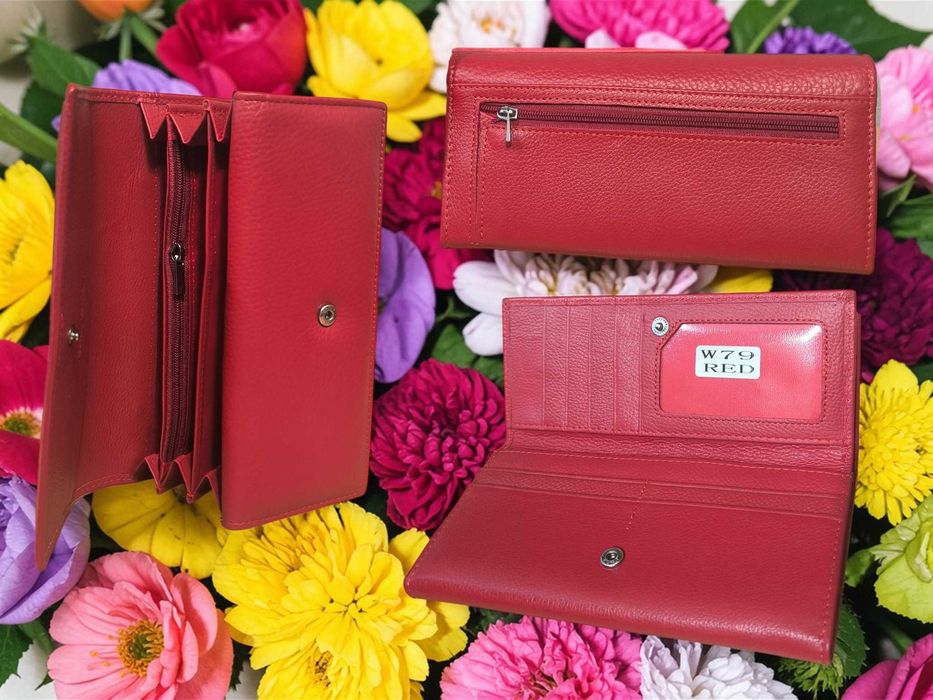 Персонализирано дамско портмоне от италианска ЕСТЕСТВЕНА КОЖА